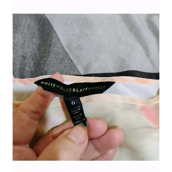 White House Black Market Pastel High Low Dress - Picture 4 of 9